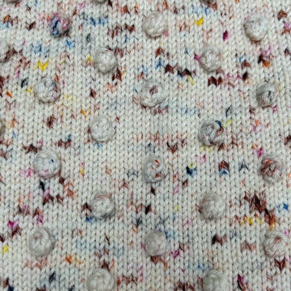 Misha & Puff Merino Wool Confetti Long Popcorn Sweater - Picture 11 of 13
